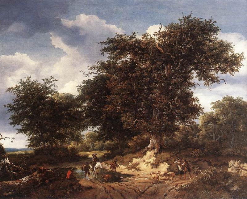 Jacob van Ruisdael The Great Oak Norge oil painting art